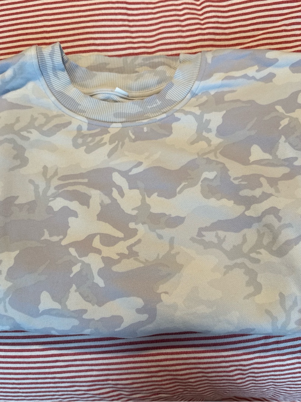 Lululemon white camo sweatshirt